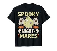 Spooky Night-Mares Funny Halloween Ghost Horse Dad Apparel T-Shirt
