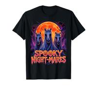 Spooky Night-Mares Halloween Horse Ghost Funny T-Shirt