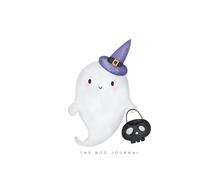 Spooky Notes - Boo-tiful Halloween Journal: Cute Ghost Notebook for Kids, Teens and Halloween Lovers - 120 Lined Pages