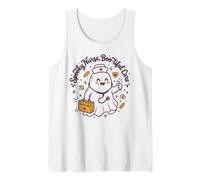 Spooky Nurse Boo-Tiful Care Ghost Halloween Graphic Tank Top