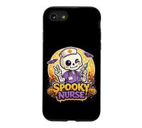 Spooky Nurse Cute Skeleton Nurse Halloween Humor Case for iPhone SE (2020) / 7/8