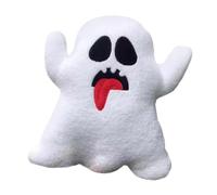 Spooky Pillow, Cute Shape Toy, Spooky Comfort Cuddle, Gentle Fabric Accent, Decorative Sleep Accessory, Whimsical Halloween Theme, White Ghost Design Baby Room Toddler Gift 18 Inch