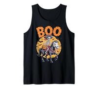 Spooky Pony Costume on Boo Pony Halloween Tank Top