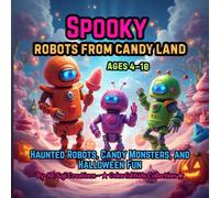Spooky Robots from Candy Land: Haunted Robots, Candy Monsters, and Sweet Halloween Adventures | Ages 4-10 (Spookyverse Coloring Adventures)