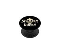 Spooky Rubber Duck Duckie Skull Vintage Cool Skeleton Head PopSockets Adhesive PopGrip