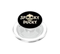 Spooky Rubber Duck Duckie Skull Vintage Cool Skeleton Head PopSockets PopGrip for MagSafe