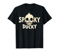 Spooky Rubber Duck Duckie Skull Vintage Cool Skeleton Head Value Graphic T-Shirt