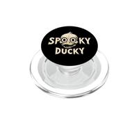 Spooky Rubber Duck Ducky Duckie Skull Vintage Skeleton Head PopSockets PopGrip for MagSafe