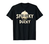 Spooky Rubber Duck Ducky Duckie Skull Vintage Skeleton Head Value Graphic T-Shirt