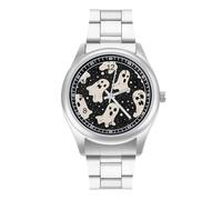 Spooky Scary Ghosts Classic Mens Watches for Womens Casual Fashion Business Dress Wrist Watch