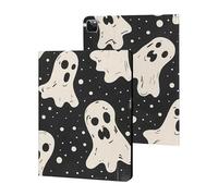 Spooky Scary Ghosts Slim Case Compatible with iPad 10th 9th 8th 7th Generation 2022 2021 2020 2019 Protective Cover Stand