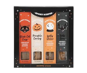 Spooky-Scented Incense Sticks: Spiced Pumpkin Fragrance for Halloween Ambiance, Long-Lasting Aroma Set