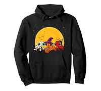 Spooky Sea Turtle Witch Pumpkin Devil Halloween Costume Pullover Hoodie