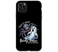 Spooky Season Ghost And Giant Spider Funny Design Case for iPhone 11 Pro Max