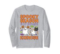Spooky Season is My Favorite Exercise Fantasmas Halloween Long Sleeve T-Shirt