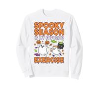Spooky Season Is My Favorite Exercise Fantasmas Halloween Sweatshirt