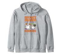 Spooky Season Is My Favorite Exercise Fantasmas Halloween Zip Hoodie
