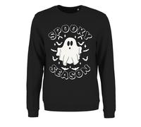 Spooky Season Ladies Black Sweatshirt