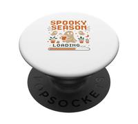Spooky Season Loading Funny Halloween Progress Bar PopSockets Adhesive PopGrip