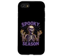 Spooky Season Purple Skeleton Case for iPhone SE (2020) / 7/8