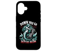 Spooky Sirens Horror Mermaid Creepy Mermaid Haunted Sea Case for iPhone 16