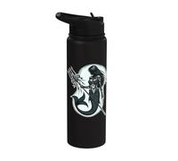 Spooky Sirens Horror Mermaid Creepy Mermaid Haunted Sea Stainless Steel Insulated Water Bottle