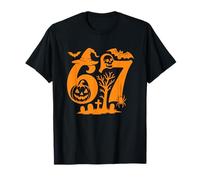 Spooky Six Seven Meme Halloween 6 7 Sarcastic Saying Funny T-Shirt