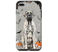 Spooky Skeleton English Mastiff Halloween Art Case for iPhone 7 Plus/8 Plus