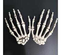 Spooky Skeleton Hand Claw Prop - Realistic Creepy Halloween Decorations for Home, Party, Graveyard Scene, Window & Haunted House Scary Display