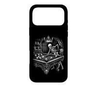 Spooky Skeleton Pool Player Halloween Billiards Case for iPhone 17 Pro Max