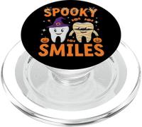 Spooky Smiles Cute Halloween Tooth Design PopSockets PopGrip for MagSafe