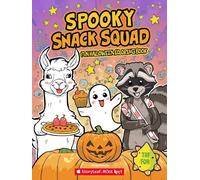 Spooky Snack Squad: Fun Halloween Coloring Book for Kids Ages 3-8 | Cute Ghosts, Animals & Treats by StoryLeaf Publishing