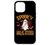 Spooky Social Studies Ghost Funny Halloween School Women Case for iPhone 12 Pro Max