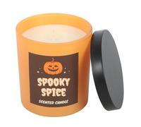 Spooky Spice Cinnamon Candle - Warm & Inviting Autumn Scent - 18-Hour Burn Time - Cozy Glow for Halloween and Seasonal Décor
