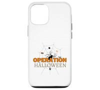 Spooky Spider Weaving Web Cat Candy Tree Operation Halloween Case for iPhone 12/12 Pro