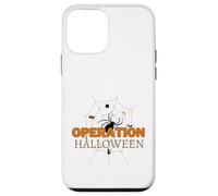 Spooky Spider Weaving Web Cat Candy Tree Operation Halloween Case for iPhone 12 mini