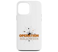 Spooky Spider Weaving Web Cat Candy Tree Operation Halloween Case for iPhone 13 Pro Max