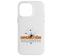 Spooky Spider Weaving Web Cat Candy Tree Operation Halloween Case for iPhone 14 Pro Max