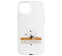Spooky Spider Weaving Web Cat Candy Tree Operation Halloween Case for iPhone 15 Plus