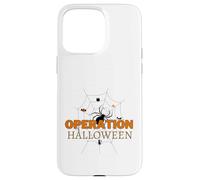 Spooky Spider Weaving Web Cat Candy Tree Operation Halloween Case for iPhone 15 Pro Max