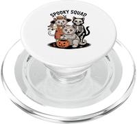 Spooky Squad Cute Halloween Cats in Costumes PopSockets PopGrip for MagSafe