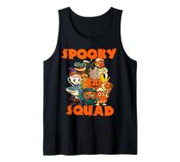 Spooky Squad Halloween Matching Italian Brainrot Meme Kids Tank Top