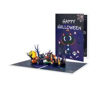 Spooky Squad Monster Animal Halloween Pop-Up Card