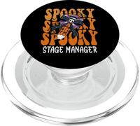 Spooky Stage Manager Halloween School PopSockets PopGrip for MagSafe
