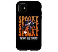 Spooky Substance Abuse Counselor Halloween School Case for iPhone 11