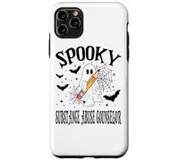 Spooky Substance Abuse Counselor Halloween School Case for iPhone 11 Pro Max