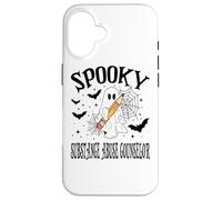 Spooky Substance Abuse Counselor Halloween School Case for iPhone 16