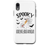 Spooky Substance Abuse Counselor Halloween School Case for iPhone XR