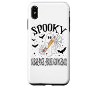 Spooky Substance Abuse Counselor Halloween School Case for iPhone XS Max