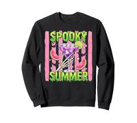 Spooky Summer Summerween Halloween Skeleton Costume Sweatshirt